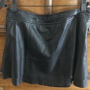 Rachel Zoe Leather Mini Skirt